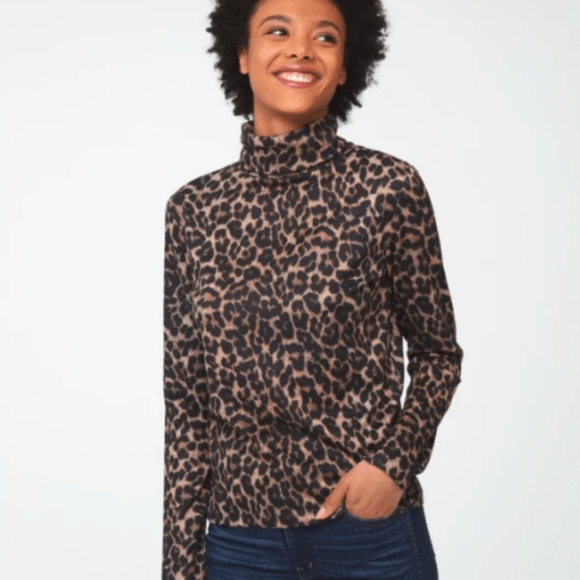 beachlunchlounge Tops - BEACH LUNCH LOUNGE SHAYNA ANIMAL PRINT SWEATER